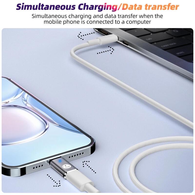 HdoorLink Адаптер типа C для адаптера Lightning Male на Type C Female 35 Вт PD Адаптер быстрой зарядки USB C Конвертер для IPhone 15