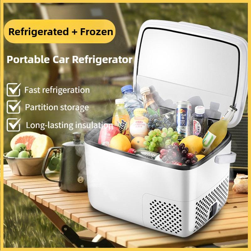 12V/24V/220V  Universal Mini Compressor Refrigerator Car Home Dual-use Freezer Portable Small Car Fridge