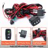 ATV UTV LED Turn Signal Light Kit Switch Relay Harness For Polaris Can Am Honda