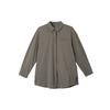 New Nike Dri-Fit Shirt Women's Stone Gray/Baroque Brown HQ0237-004