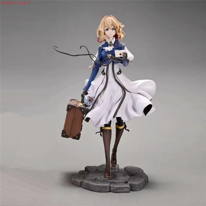 Anime Violet Evergarden 1/7 Scale Figure Collectible Model Doll Toys Gift 25cm