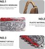 Realistic Fake Chainsaw Prop - Plastic Halloween Toy with Blood Effects, Creepy Prank Decor for Haunted House Parties