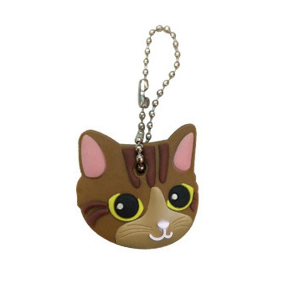 PVC Key Dust Cover Animals Shape Key Pendant Coat Small Key Protective Case  Keys