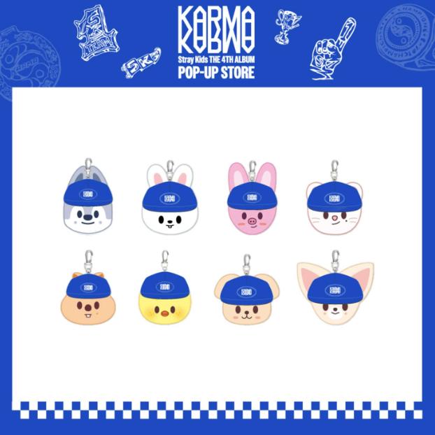 Pre-order Stray Kids POP-UP Store KARMA SKZOO Ceremony Ball Cap Plush