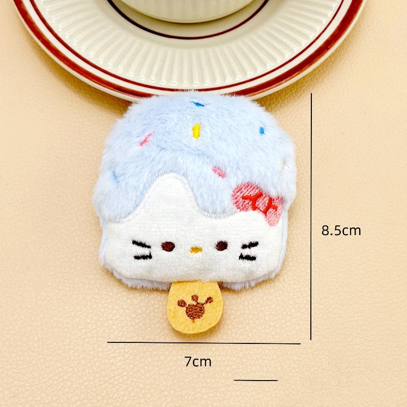 Милый мультяшный плюшевый брелок-пищалка Hello Kitty Кавайная кукла-симуляция Гурманский суши Креветка Жареная Украшение для рюкзака