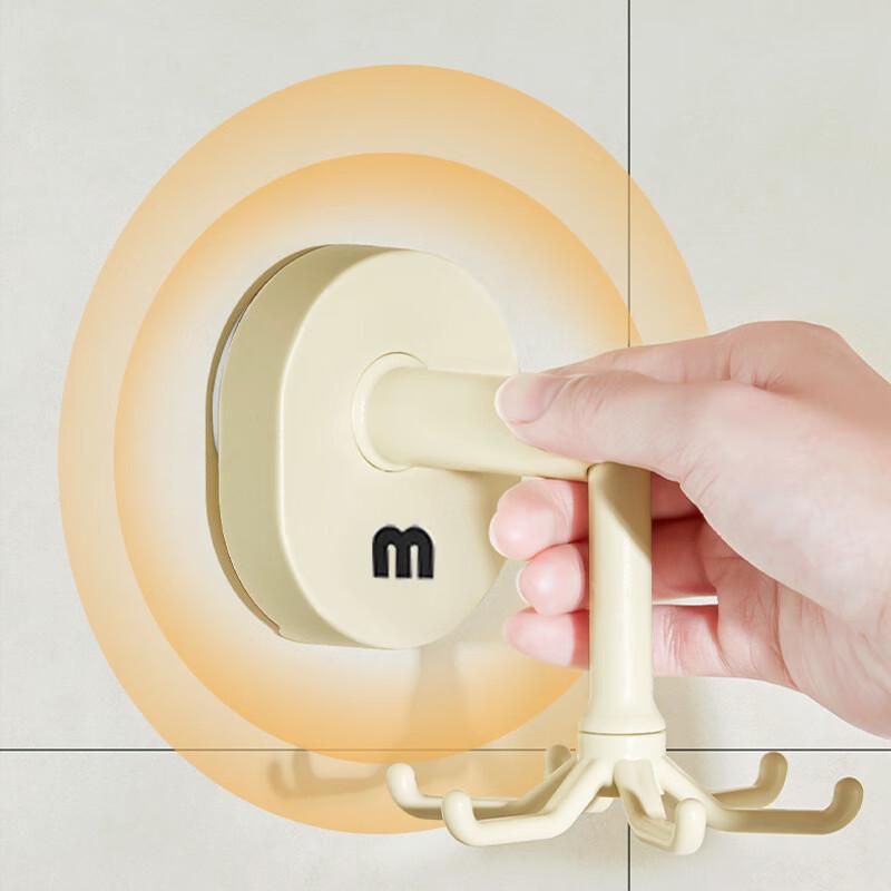 360° Rotating Suction Cup Kitchen Hook