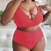 Neu Sexy Hohe Taille Bikinis Bademode Frauen Badeanzug Weibliche Bikini Set Print Plus Size Badeanzug Sommer