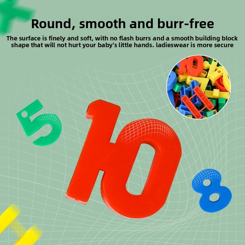 Educational Plastic Number Bead Sequencing Toy For Preschool Kids Learning And Fine Motor Skills Development