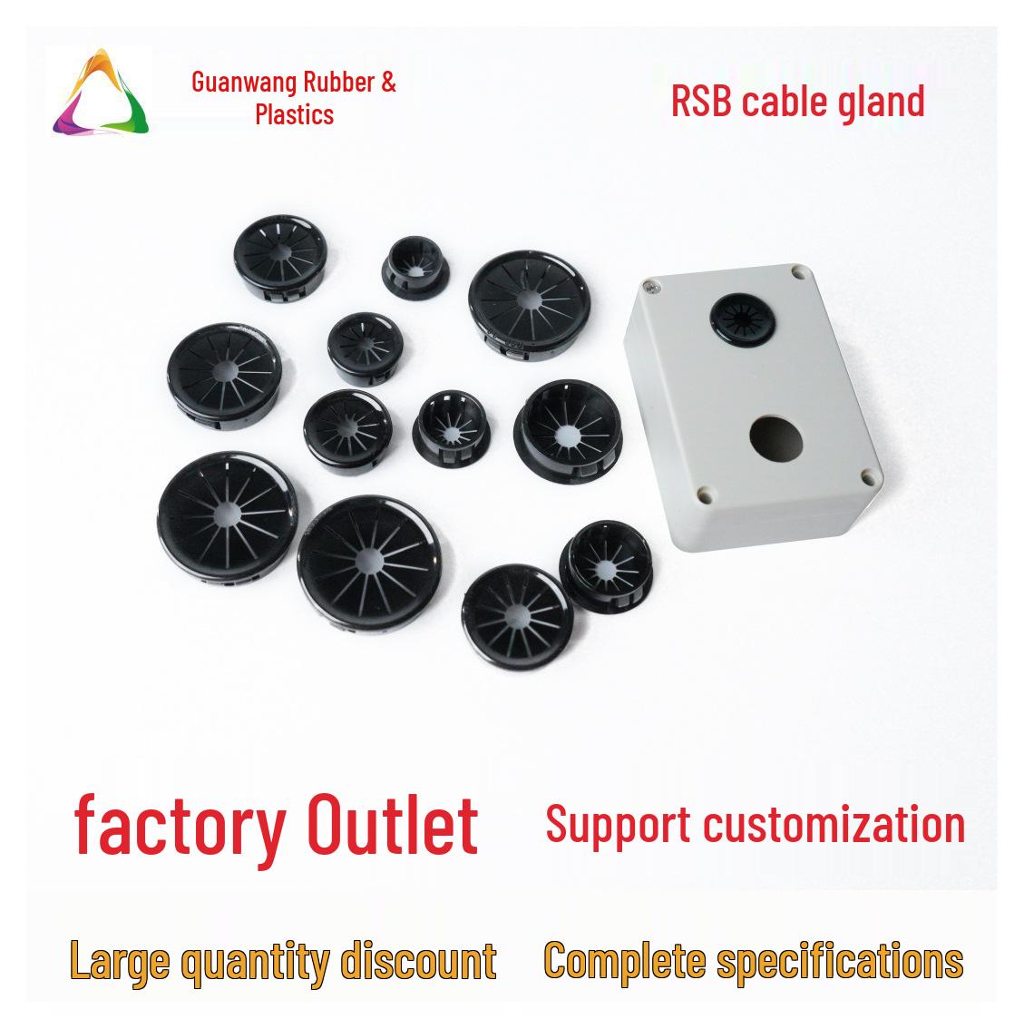 

RSB Nylon Buckle Cable Protector Grommet for Distribution Boxes and Cabinets 63mm