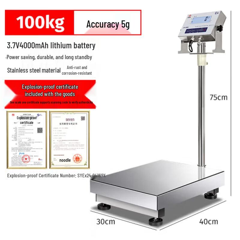 

HC 304 Stainless Steel Explosion-Proof Industrial Digital Scale