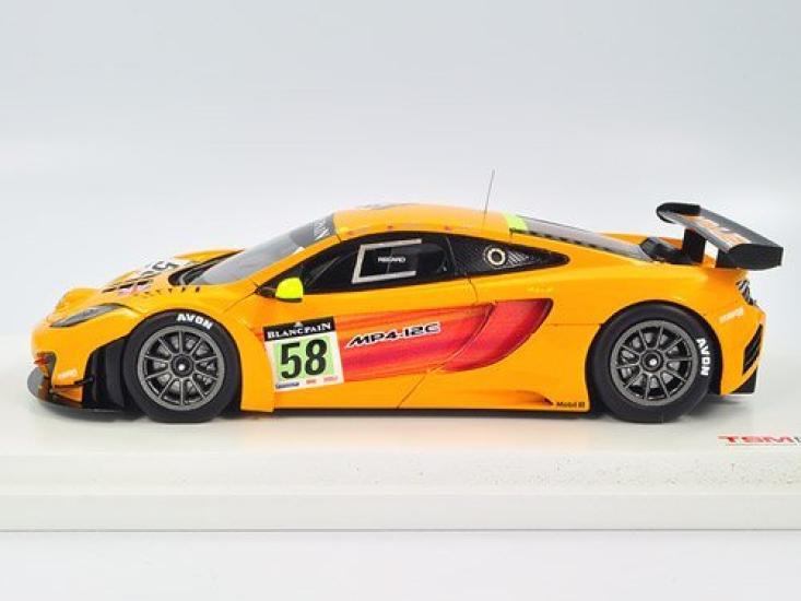 TRUE SCALE měřítko McLaren GT3 2012 1/43 MP4-12C #58