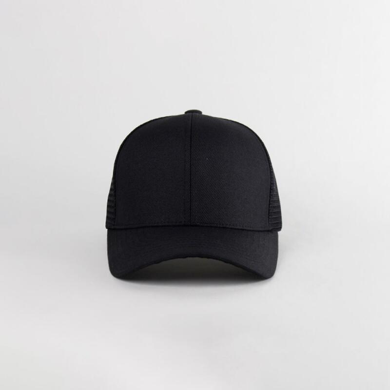 Plain Cotton Mesh Hat, Summer UV Protection Hexagonal Ball Cap