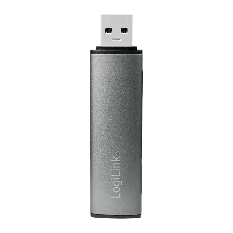 USB 3.2 Gen2 2-Port Hub with Card Readers, Logilink, UA0394