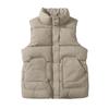 Large Size Down Cotton Vest Women's Short Autumn and Winter Thickened Vest Vest Vest Jacket