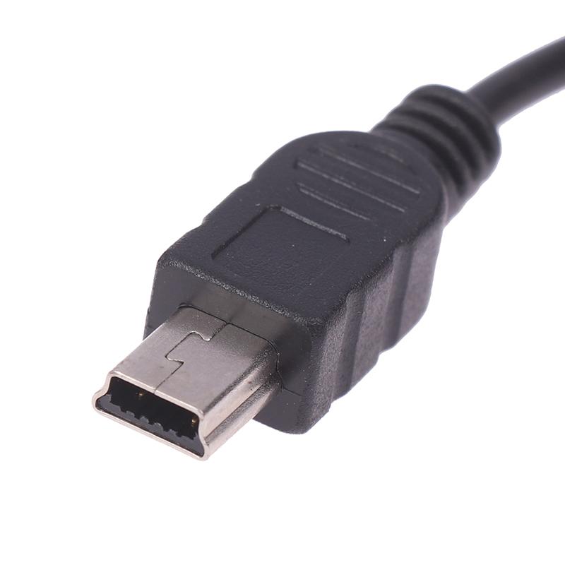1ks DC 5V 1,5A Mini USB adaptér do auta Nabíječka Napájecí kabel pro Dvr Gps do auta