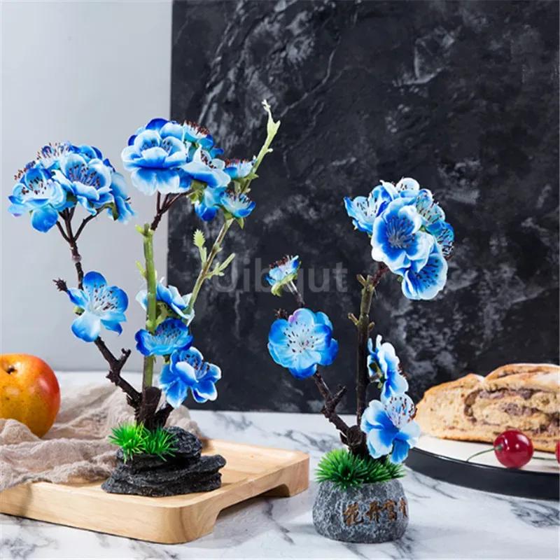 Restaurant plate decorate blossom flower tree seafood sushi decoration ornamental artificial chef tools creative decor flower