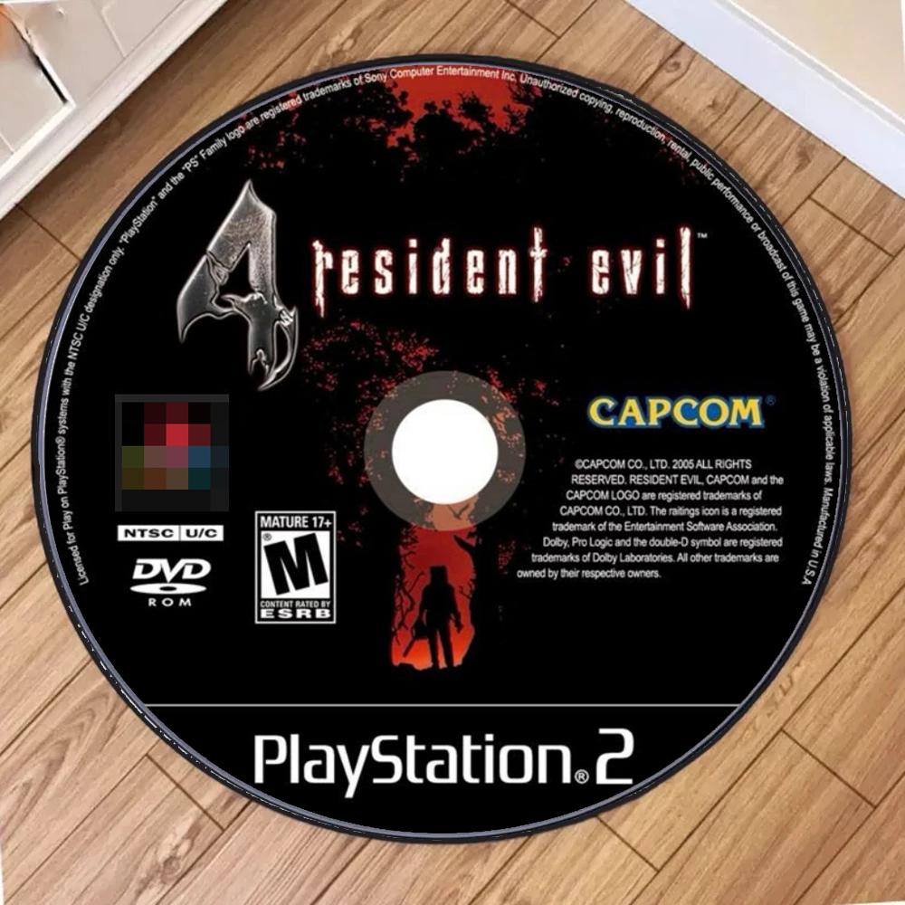 

Horror game DVD inspired design carpet for Gamers Stylish Home Decor Perfect for Bedroom and Game Room Easter Festivals gift rug 60x60cm