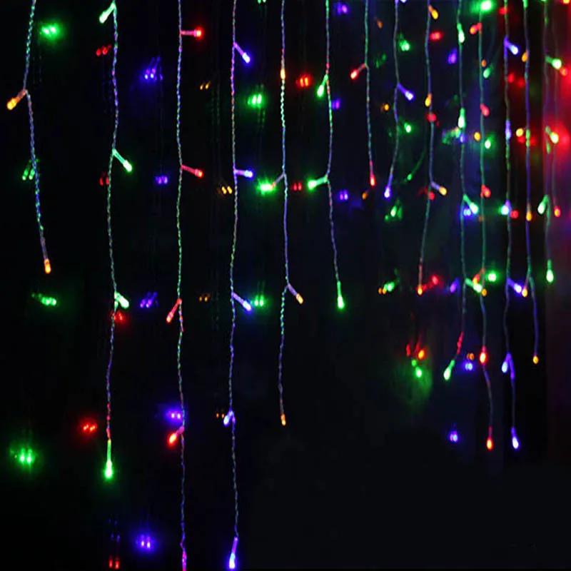 

Festoon Garland Lamp Outdoor Icicle Light String Home Curtain Eaves Hanging Lights Wedding Party Garden Room Decoration EU Plug 4x0.6M-EU Plug 220V