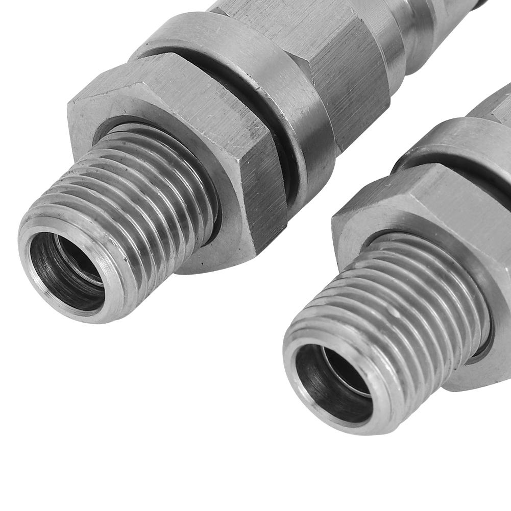 304 Stainless Steel Beer Keg Ball Lock Adapter Post Pressure Relief Valve Home‑Brew Accessory(Gas Liquid )