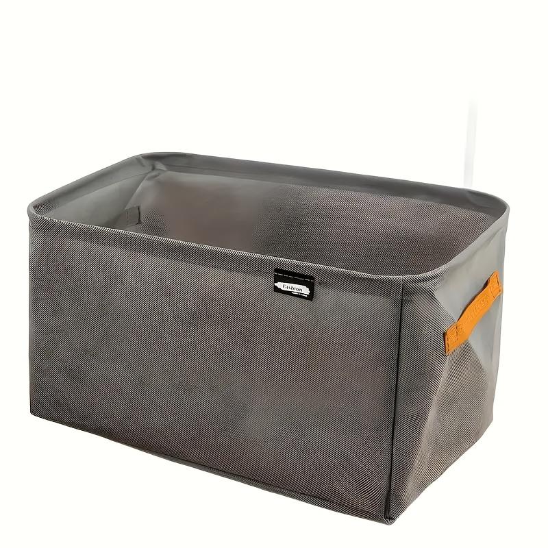 

Rectangular Unfinished Tension Mount Storage Basket - Thickened Frame, Ample Space for Clothing, Pants, and Miscellaneous Items M 34x25x20CM темно-серого