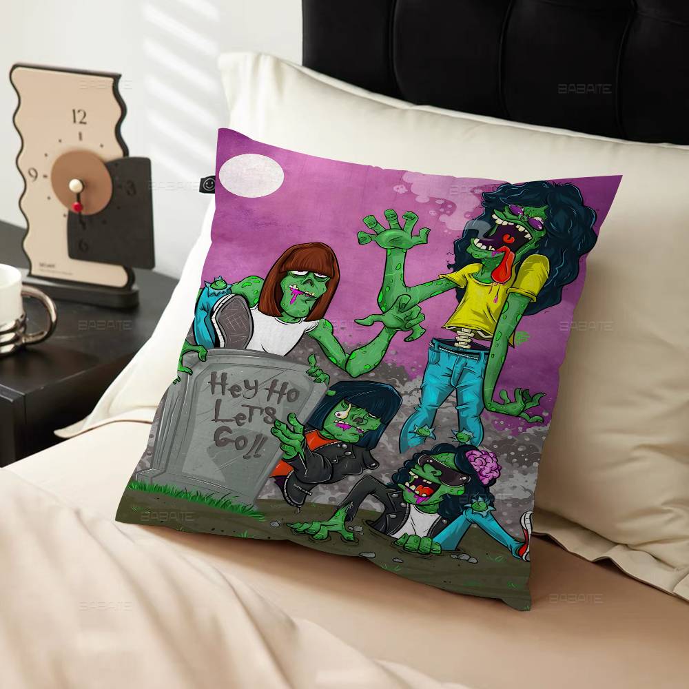 Band Rock R-Ramones Maple Design Cushion Cover Happy Autumn Harvest decor Holiday Decorati Pillow Cover