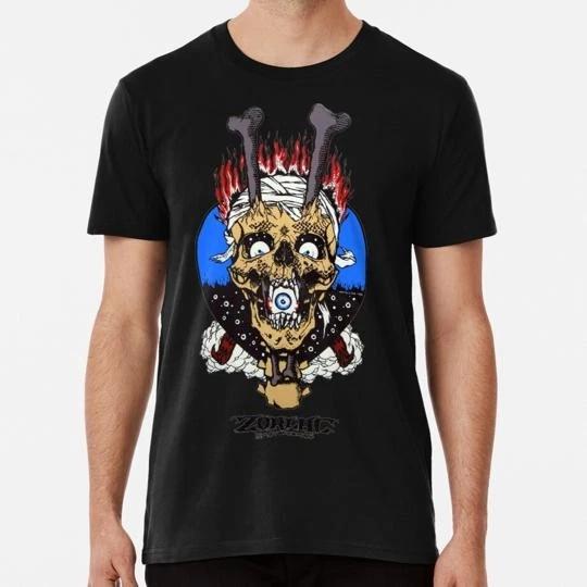 Pushead Zorlac Chopstix Skull Size S to 5XL Made in the USA T-shirt 4XL