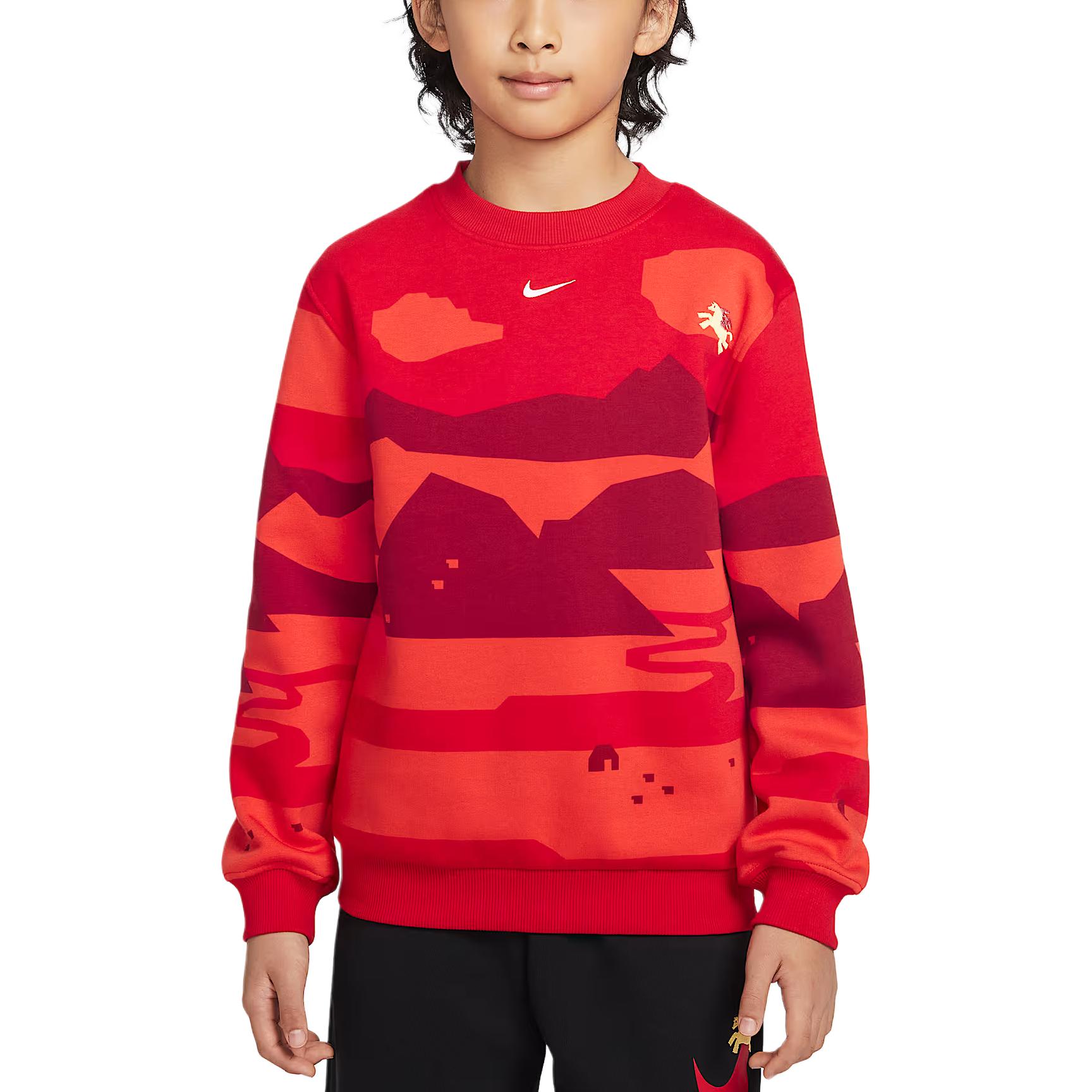 

Nike Sportswear Club Fleece Year Of The Horse Limited Edition New Year Pullover Kids tops IQ3930657 M