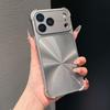 Anti-Drop Metal Paint Phone Case for Apple 17 Pro Max/iPhone 16 with Aurora CD Pattern Lens