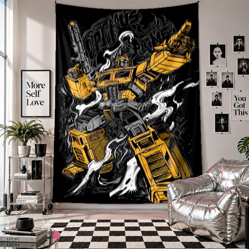 Wall TapestryTransformers Art Hanging Cloth Decorative Background Cover for Room Decoration