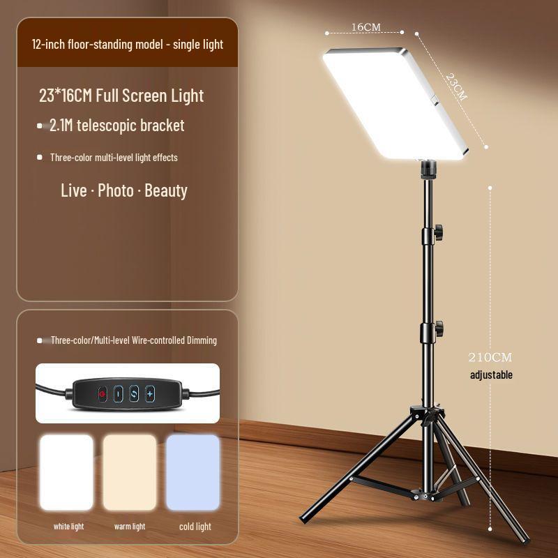 Panou profesional de lumină LED pentru streaming live și fotografie de interior