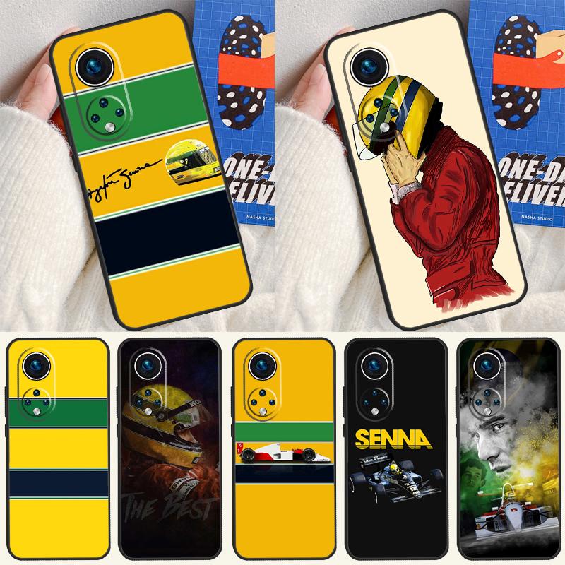 Ayrton Senna F1 Case For Honor 200 Pro 50 70 90 X9a X8a X8 X9 X8b X9c X9b Honor Magic 7 5 6 Lite Pro Cover