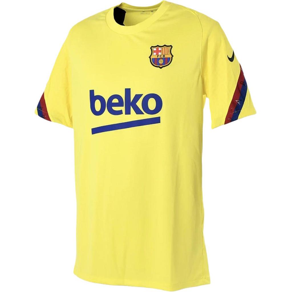 Nike Tricou de Fotbal FC Barcelona Sezonul 19/20 Confortabil Versatil Uscare Rapidă Mânecă Scurtă Tricouri Unisex CD3204-705