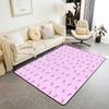 King and Queen Crown Area Rug Romantic Gold White Loving Heart Rugs for Living Room 39"x59",Couple Lover Gray and Black Washable Rug,Wedding