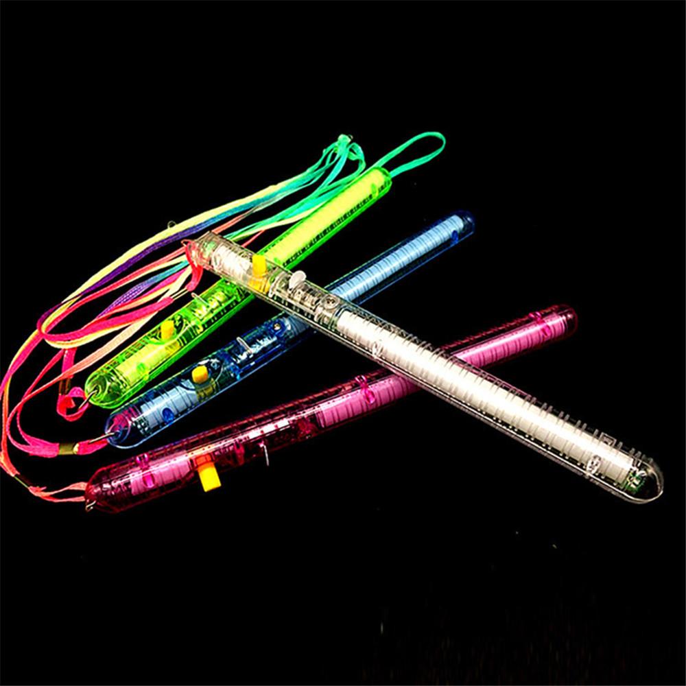 New 4pcs Flashing Wand LED Light Up Glowing Glow Stick Blinking For Concert Party