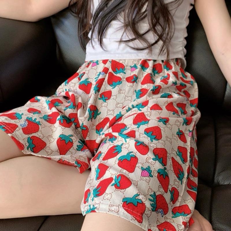 Women's Cotton & Rayon Casual Beach Shorts - Non-Fading, Summer Five-Point Style, Wear Indoors or Outdoors