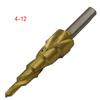 4-32mm  Spiral  Center Solid Carbide Titanium Step  Drill Bit