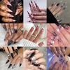 Halloween Press-On Nails Women - Plaid Design Reusable Wearable Nail Tips In Multiple Colors