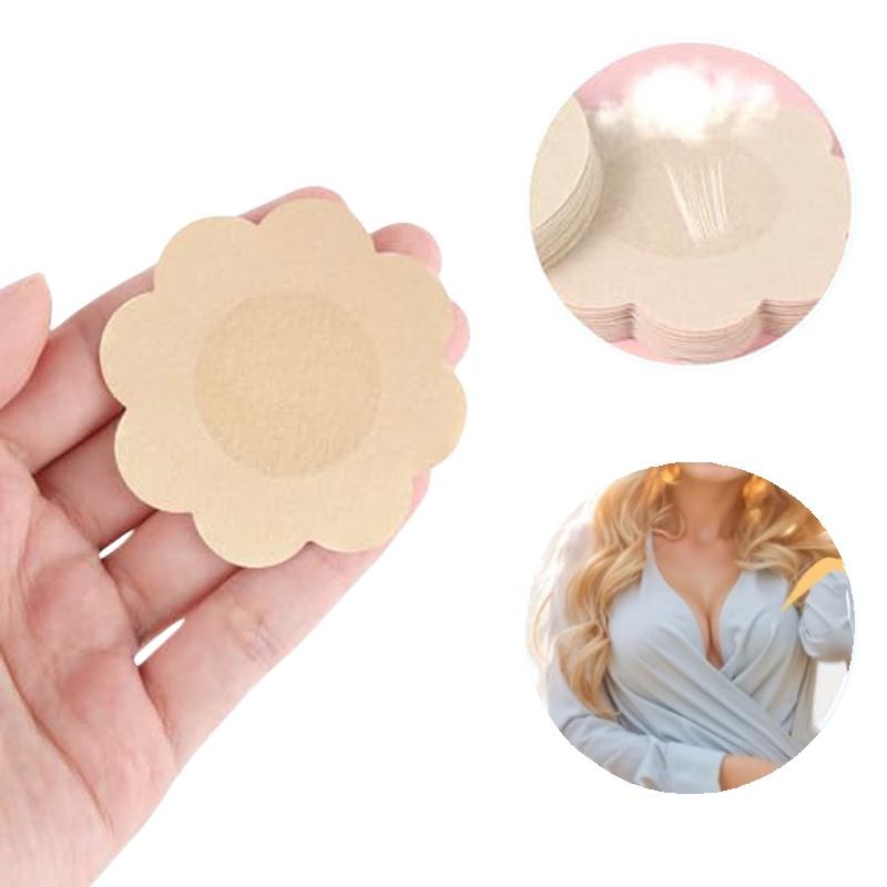 Invisible chest pads, disposable nipple covers, nipple shields, non-woven nipple pads, seamless nipple covers, chest pads