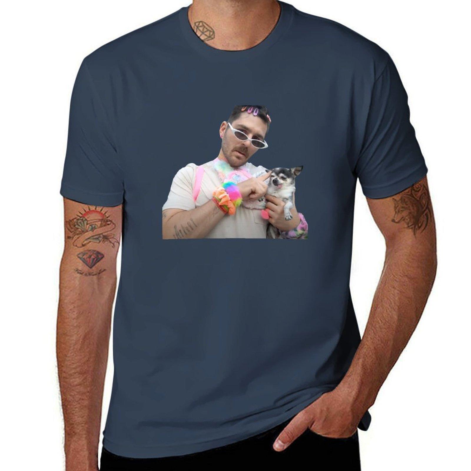 Julien Mr Marbles Flaunting Tshirt Casual Trendy Streetwear Tee Shirt S