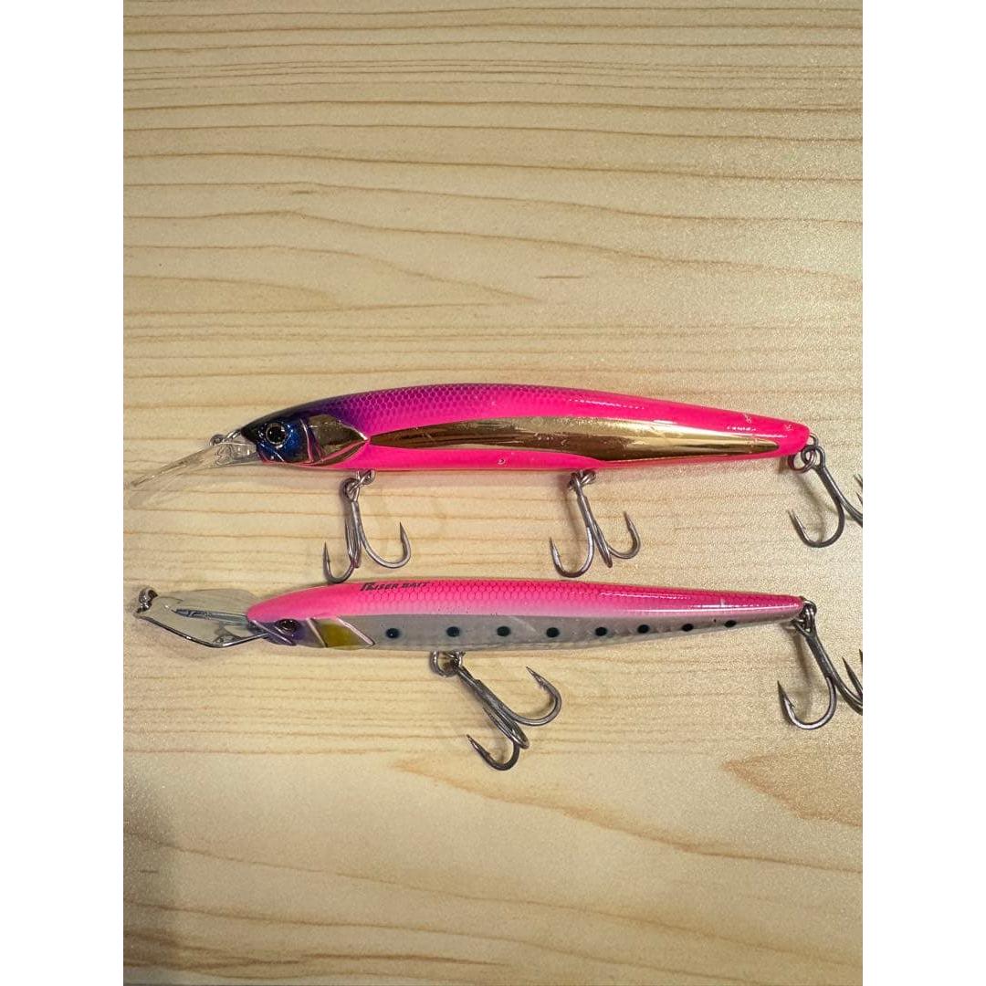 Used Jackal Riser Bait Wangan Minnow Set of 2