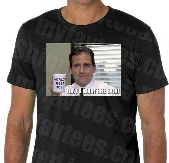 Michael Scott The Office tv show world s That s What She Said T shirt M
