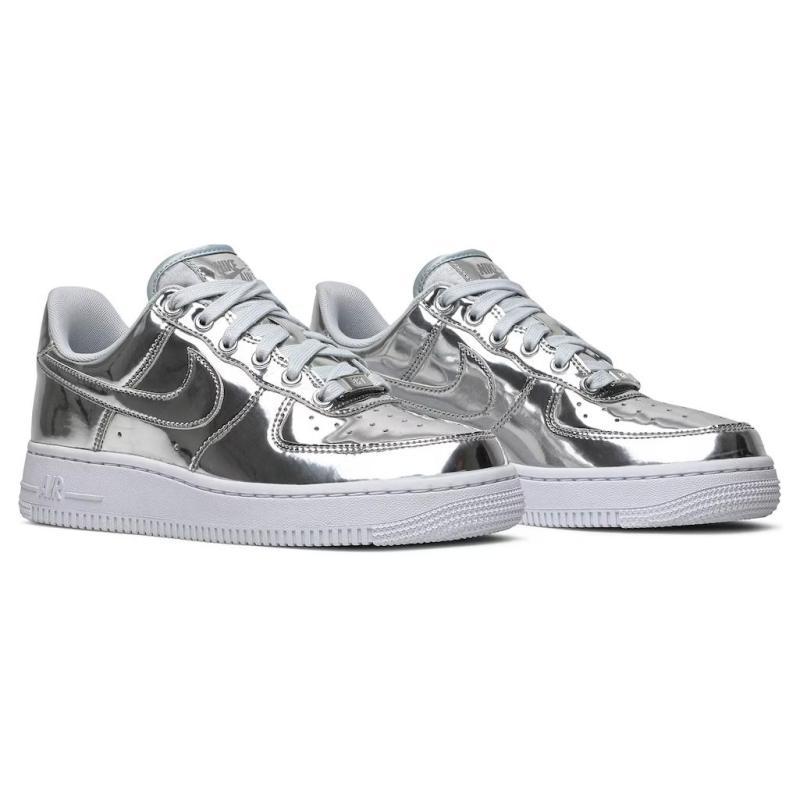 Nike Air Force 1 Sp 'Liquid Metal   Chrome' Damen-Sneaker CQ6566-001