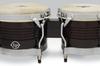 LP Matador Wood Dark Chrome M201 Bongos, Brown,