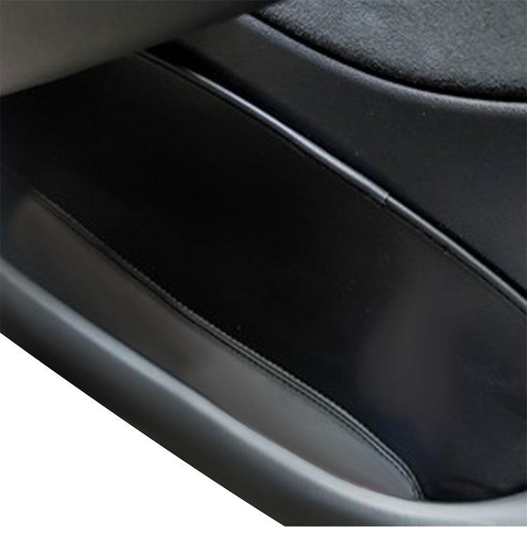 Grid Model Y Door Storage Anti-Slip Mat & Leather Interior Protection Accessories