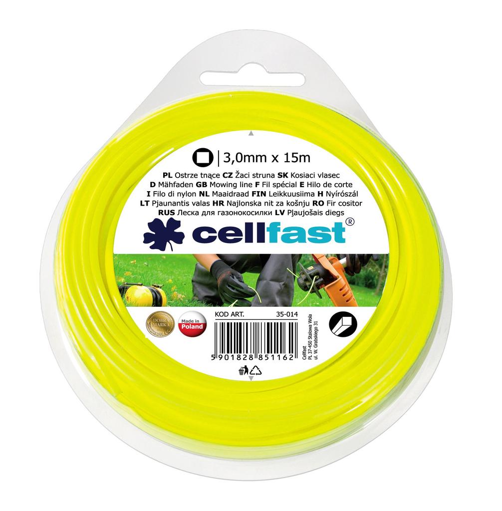 Square Trimmer Line 3.0mm 15m
