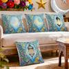 Ramadan Moon Lantern Pillowcase Printed Polyester 40/45/50Cm Throw Pillowcover Decorative Sofa Cushion Pillowslip Home Decor