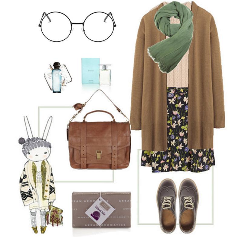 Vintage Round Lightweight Metal Frame Students Glasses Flat Lens for Students