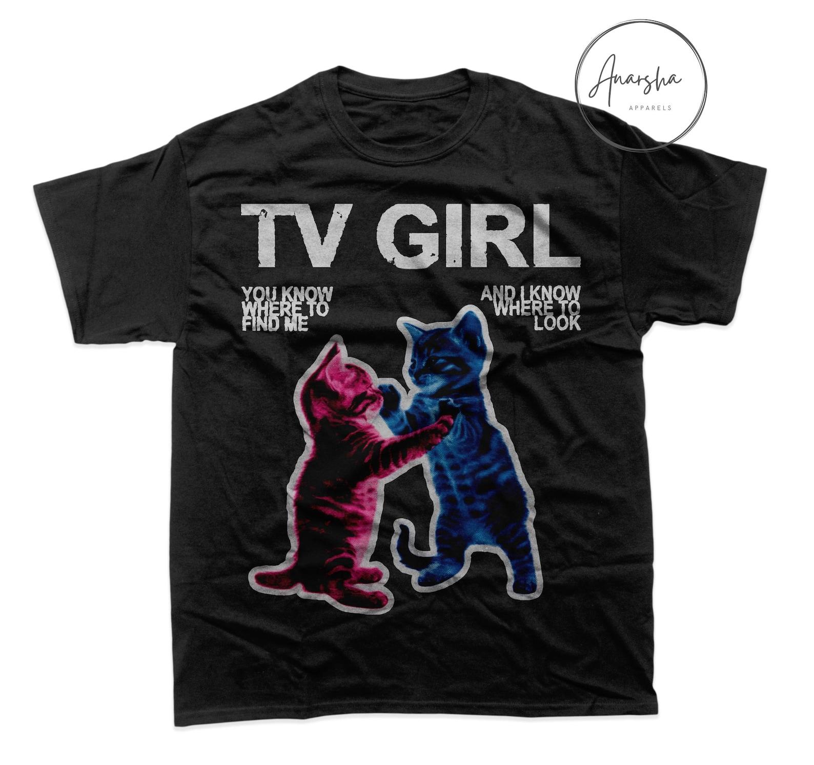 TV Girl Shirt, Indie Pop Graphic Tee M