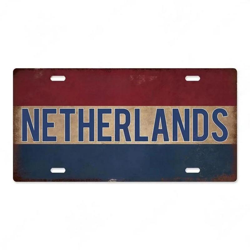 Portugal Turkey Netherlands Vintage Metal Signs