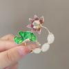Mode im chinesischen Stil Lucky Lotus Broschen für Frauen Kleidung Mantel Schmuck Accessoires Geschenke